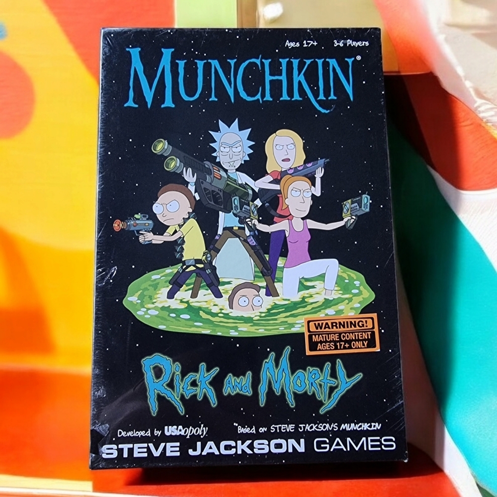 🆕️ MUNCHKIN Rick and Morty Card Game from Steve Jackson Games 2017